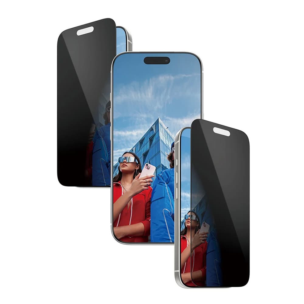 PanzerGlass Ultra-Wide Fit 2-Way Privacy ochranné sklo iPhone 17 Pro černé - náhled 4