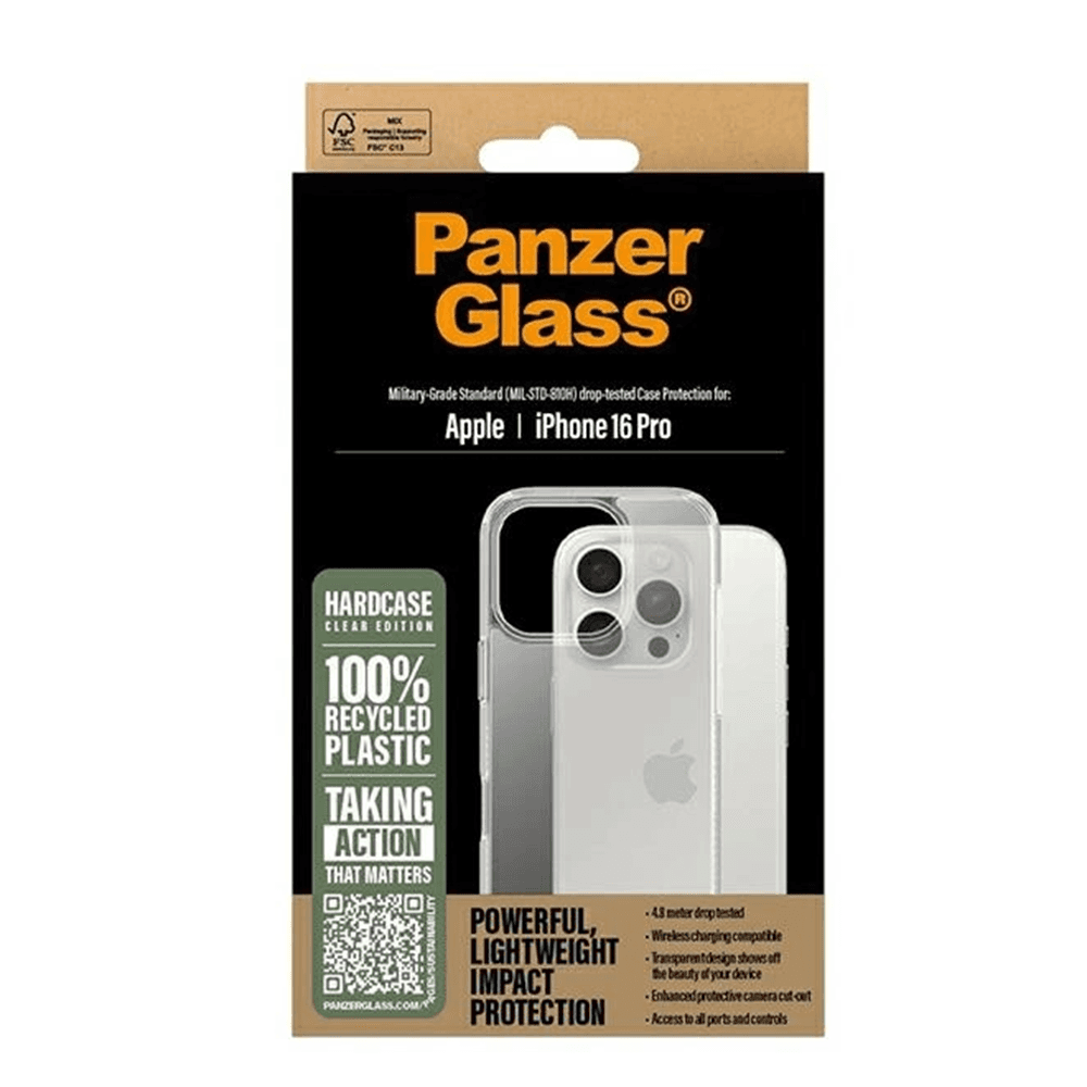 PanzerGlass HardCase Series iPhone 16 Pro průhledný obal - náhled 4