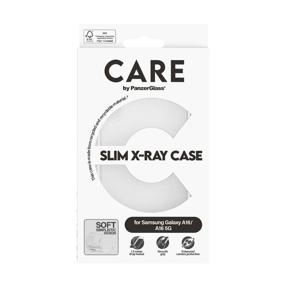 PanzerGlass® CARE Fashionable pouzdro Samsung Galaxy A16 4G průhledné - náhled 4