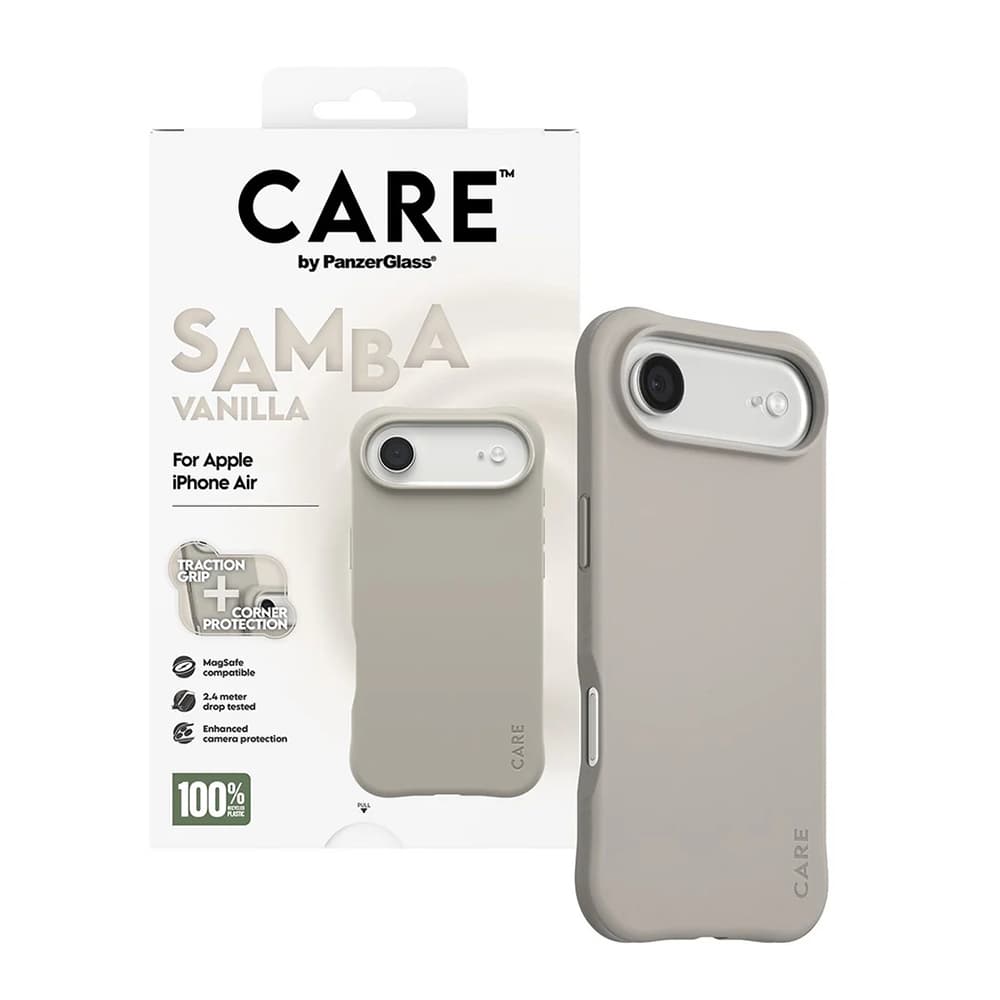 Pouzdro PanzerGlass CARE Fashionable s MagSafe iPhone 17 Air Samba Vanilla - náhled 4