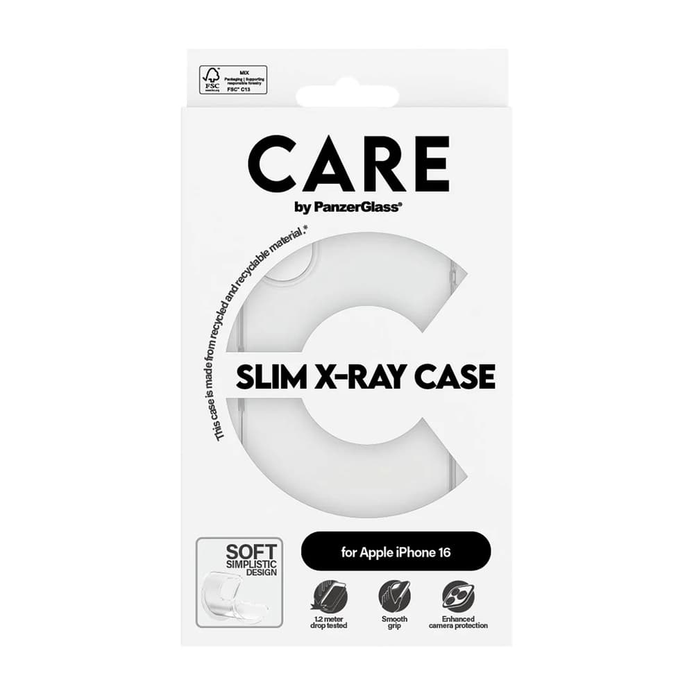 PanzerGlass® CARE Fashionable pouzdro iPhone 16 průhledné - náhled 4