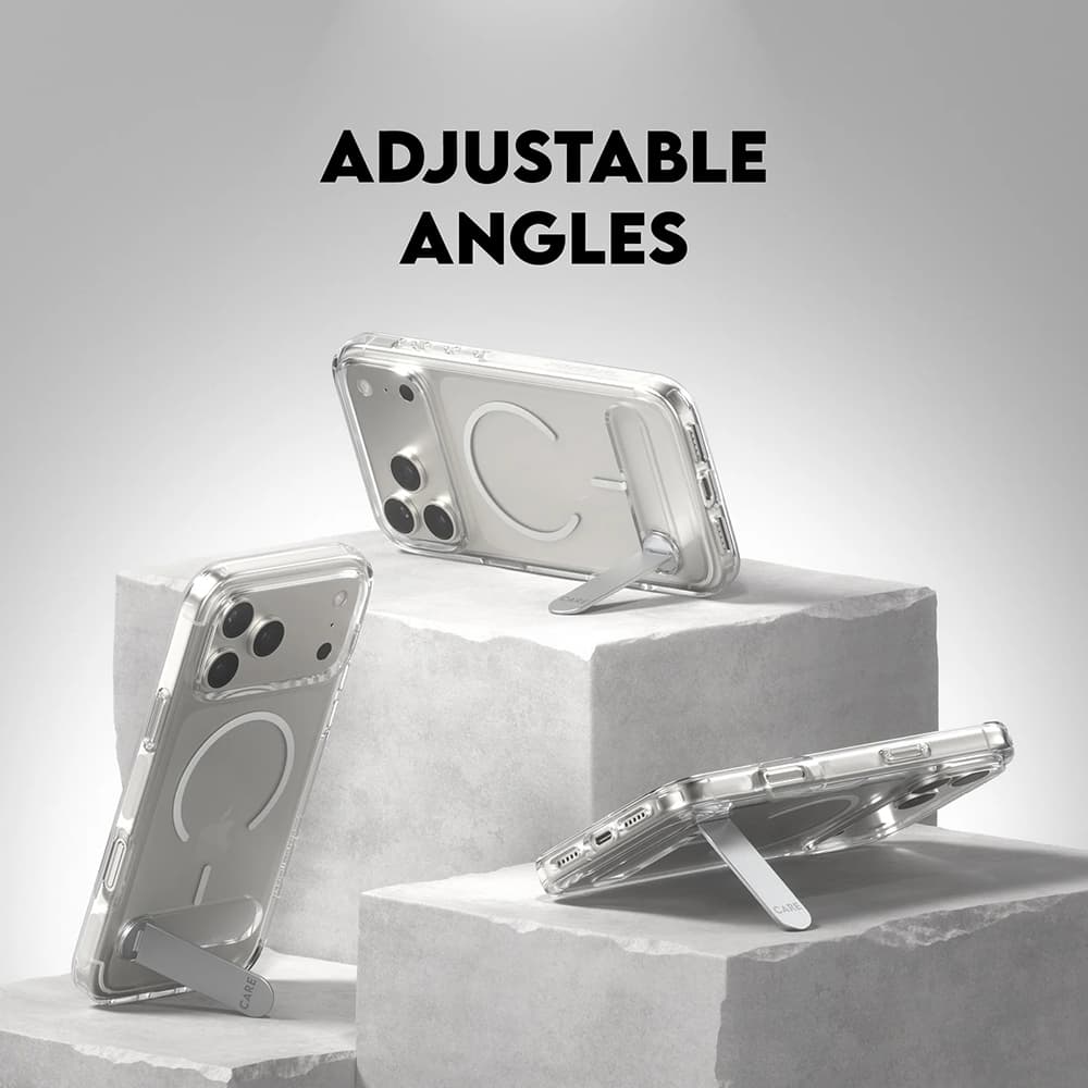 PanzerGlass CARE Feature Kickstand MagSafe pro iPhone 17 Pro Max Clear - náhled 4