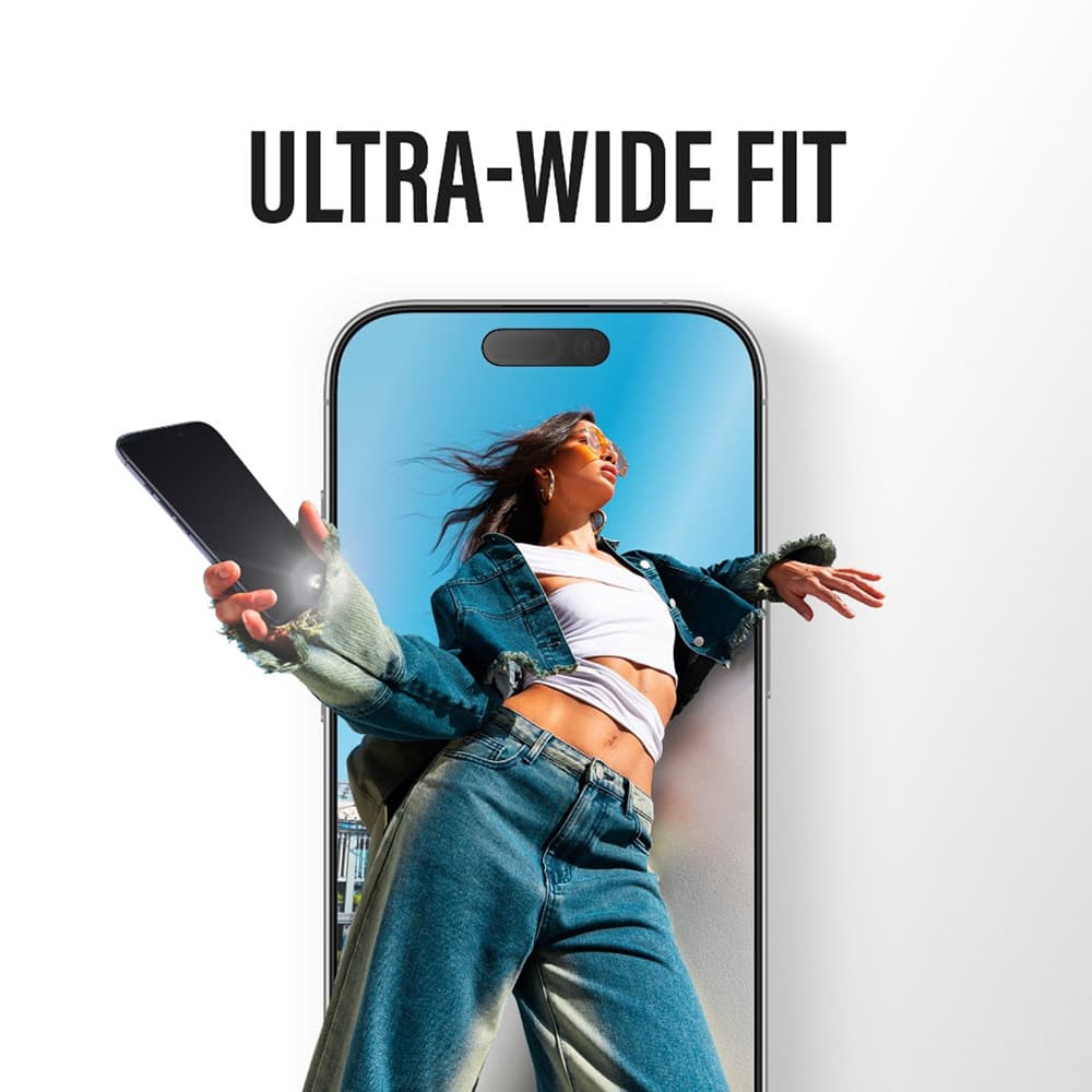PanzerGlass Ultra-Wide Fit Stealth ochrana obrazovky iPhone 17 Air černá - náhled 4