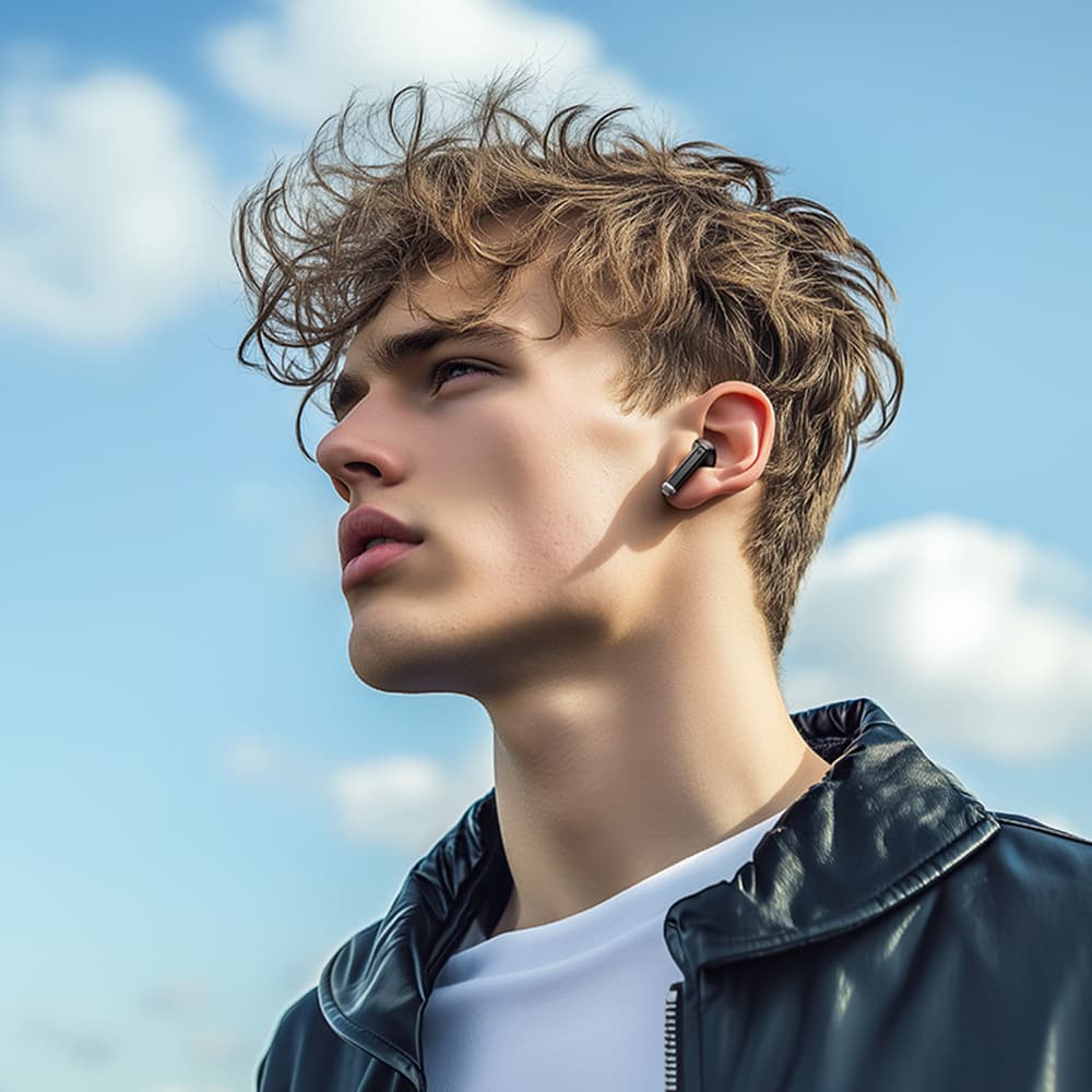Borofone bezdrátová sluchátka Deep Rhyme BW88 True Wireless černá - náhled 4
