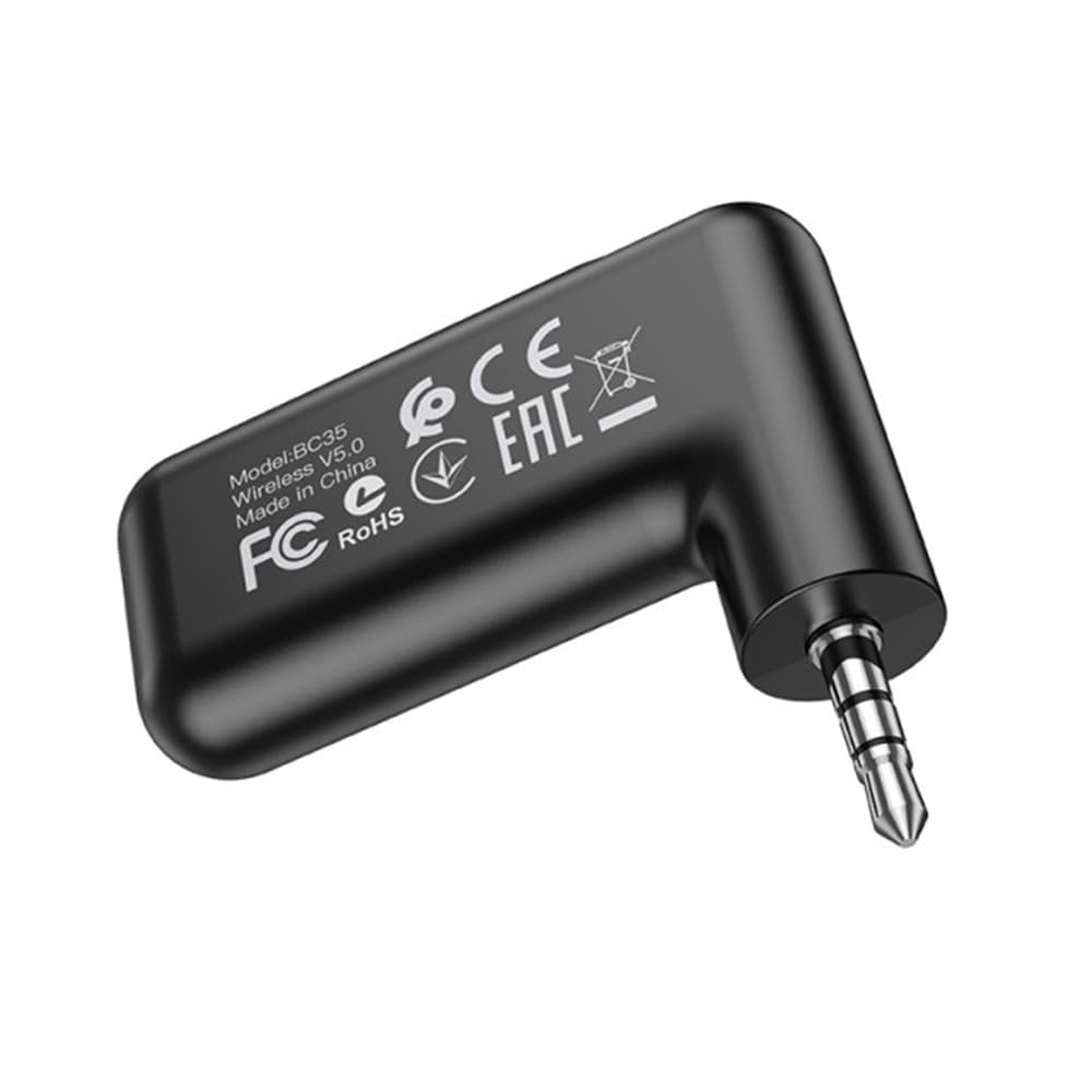 Borofone bluetooth 5.0 adaptér Wideway BC35 jack 3.5mm černý - náhled 4