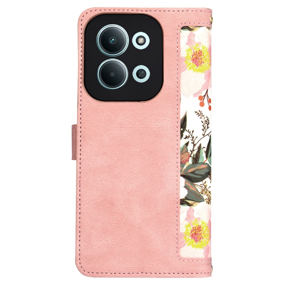 Pouzdro Techsuit FlipCraft pro Xiaomi Redmi 15C 4G/5G v růžové barvě - náhled 4
