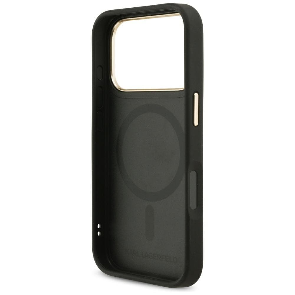 Karl Lagerfeld Hardcase Big Strap Karl Metal Logo MagSafe iPhone 17 Pro Max černá - náhled 4
