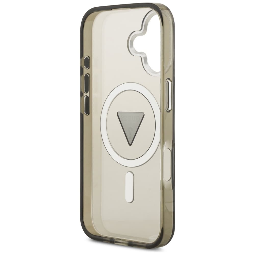 Guess IML Gradient Triangle Logo MagSafe iPhone 17 Khaki - náhled 4