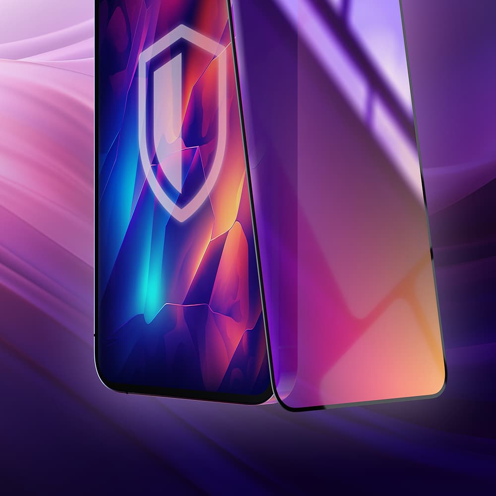 Ochranné sklo 3mk Rainbow Privacy pro iPhone 16 Pro černé - náhled 4