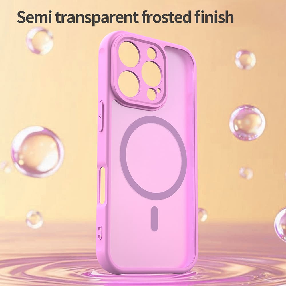 Techsuit HaloFrost II MagSafe pro iPhone 16 Pro růžová - náhled 4