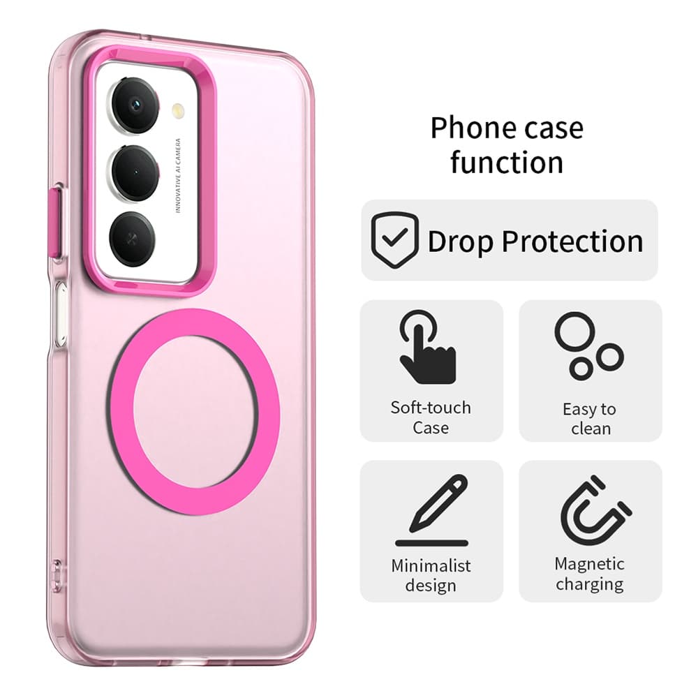 Techsuit CandyCase MagSafe pro Xiaomi Redmi 15 4G / 5G růžový - náhled 4