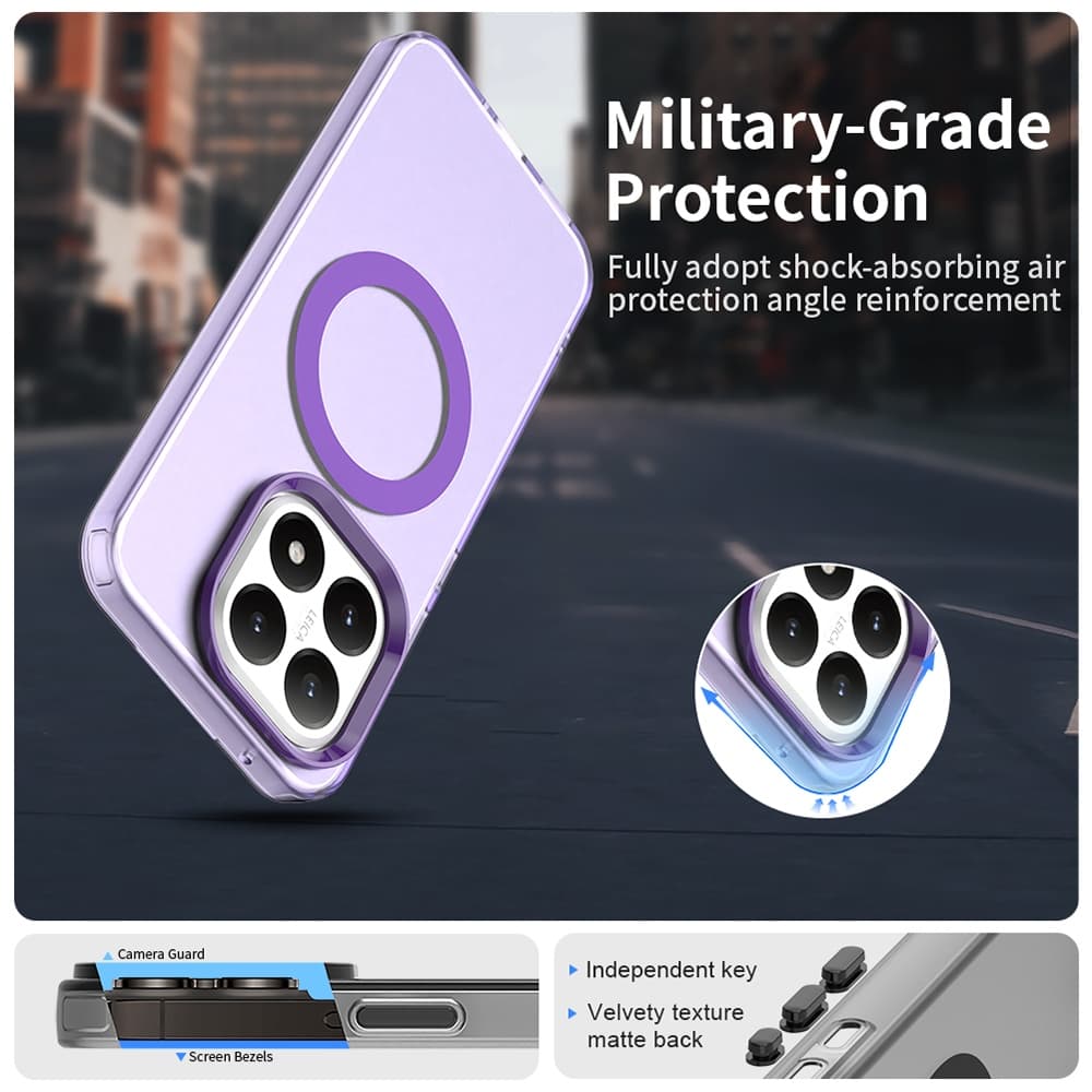 Techsuit CandyCase MagSafe pro Xiaomi 15T fialová - náhled 4