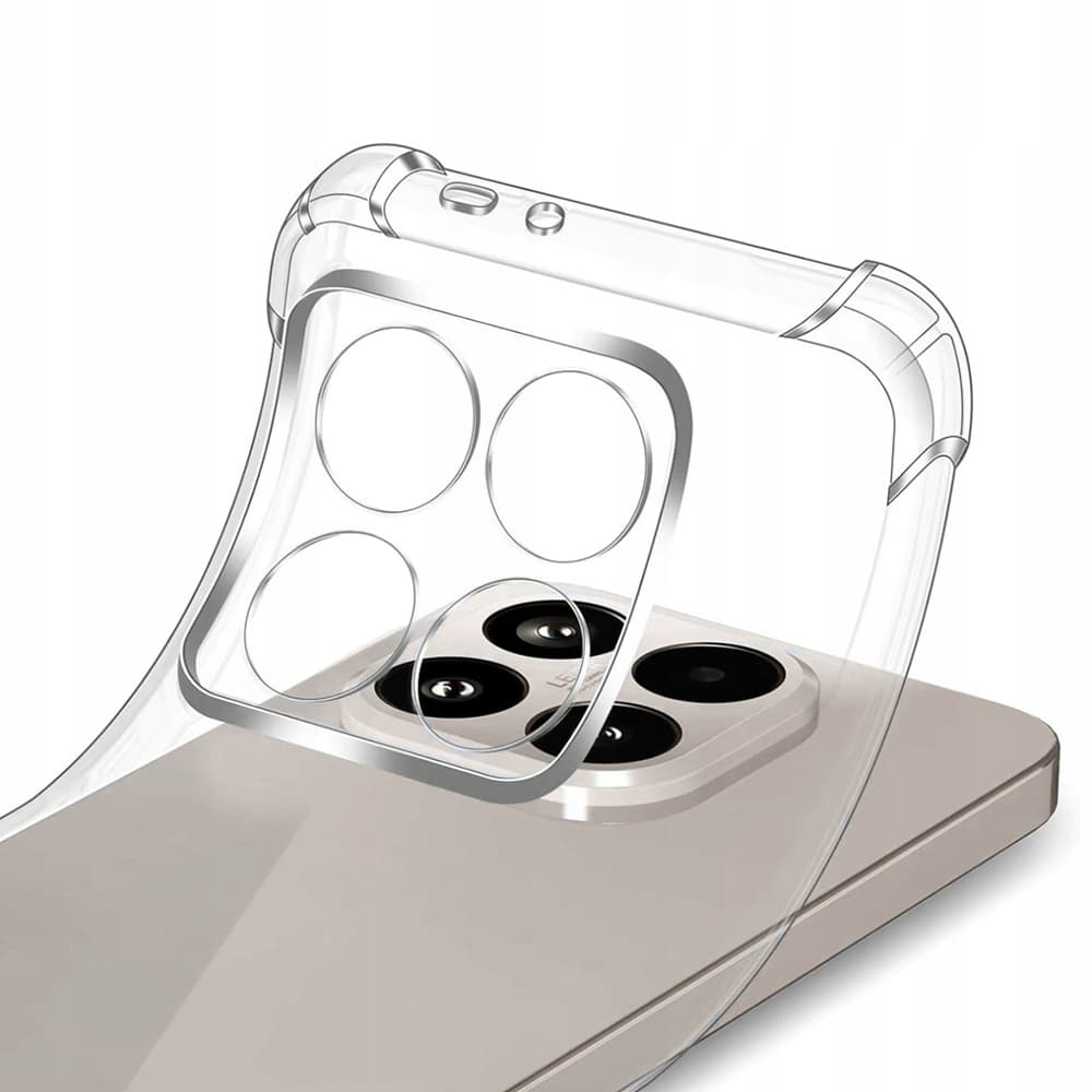 Techsuit Shockproof Clear Silicone pro Xiaomi 15T čirý - náhled 4