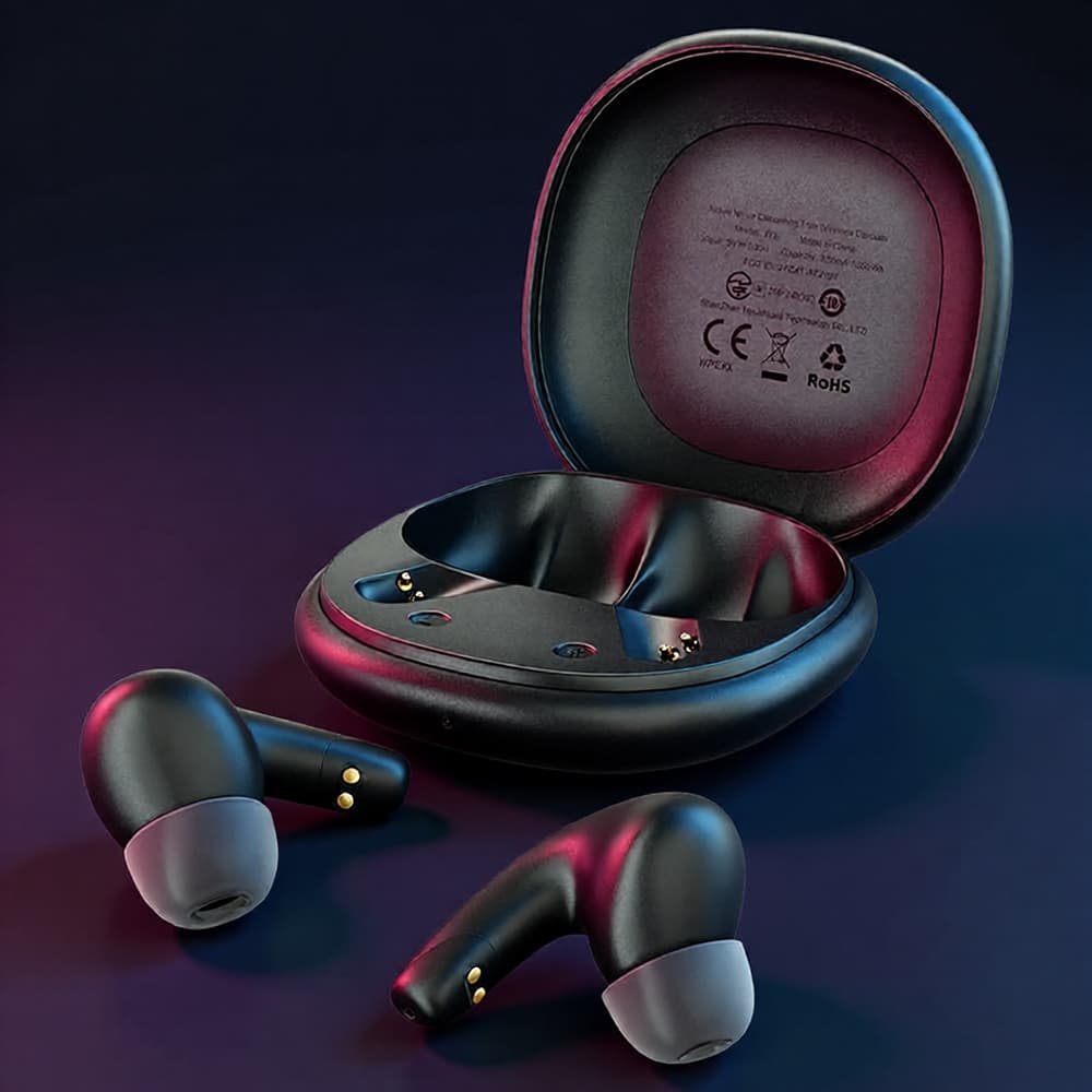 Acefast bezdrátová sluchátka W3 Bluetooth V5.4 černá - náhled 4
