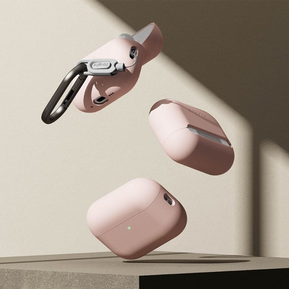Ringke silikonové pouzdro Apple AirPods Pro 3 růžový písek - náhled 4