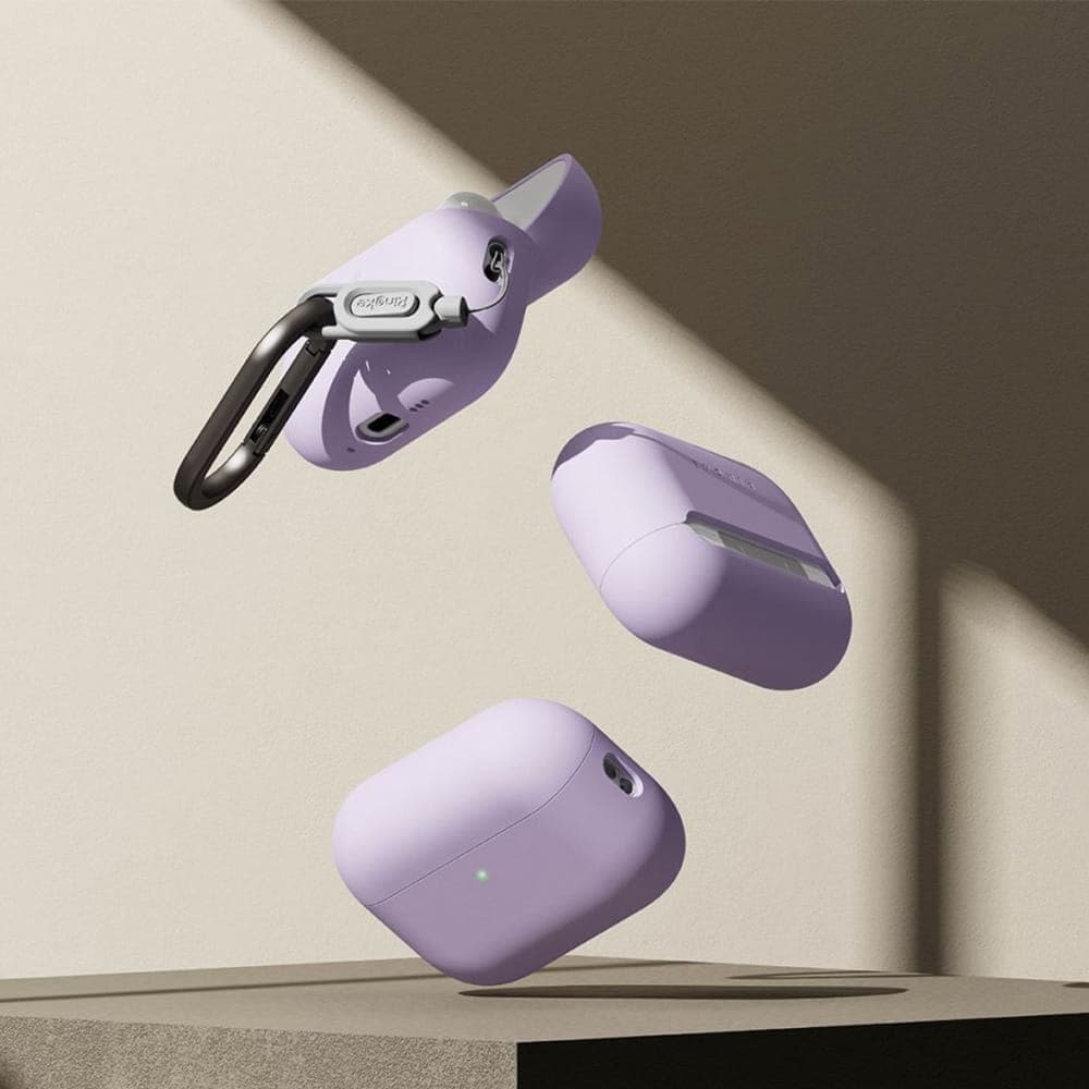 Ringke silikonové pouzdro Apple AirPods Pro 3 světle fialová - náhled 4