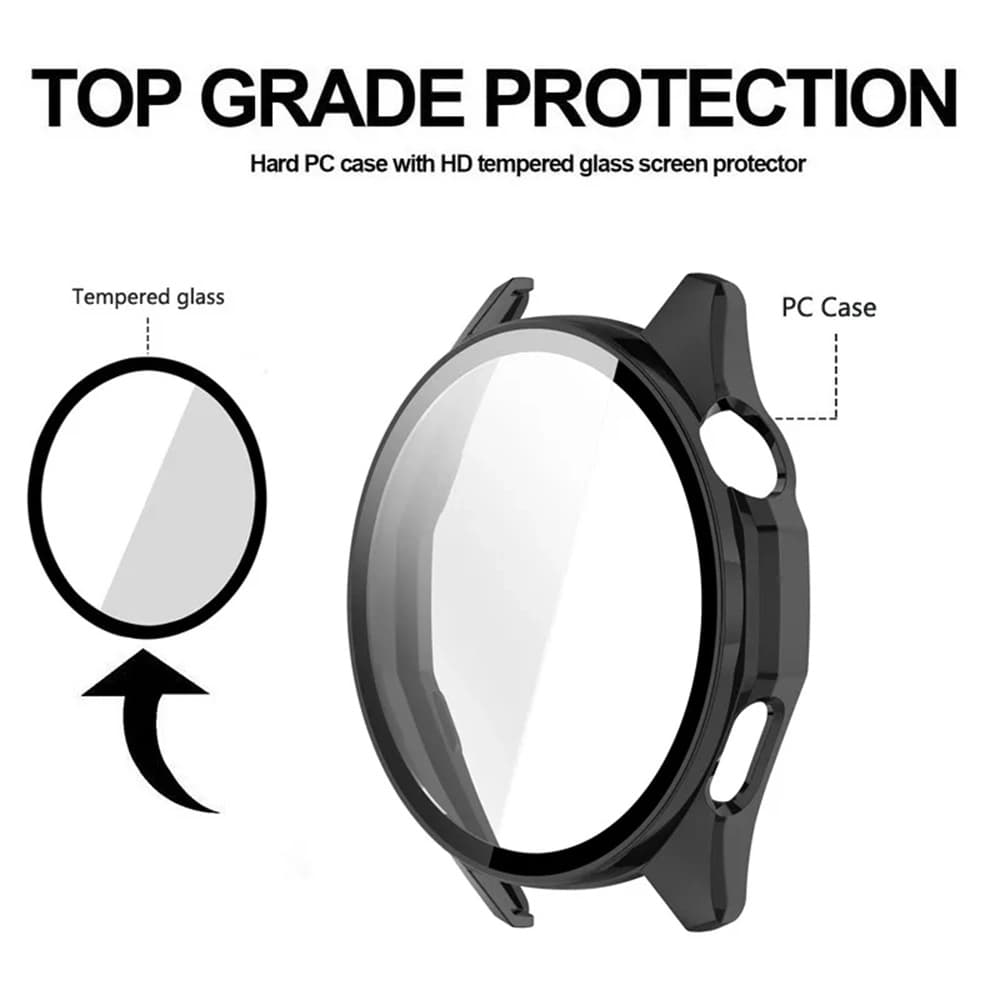 Techsuit Defense360 Pro s ochranou displeje pro Huawei Watch GT 6 46mm černá - náhled 4
