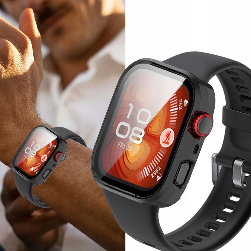Ochranné pouzdro a fólie Techsuit Defense360 Pro pro Huawei Watch Fit 4 černá - náhled 4