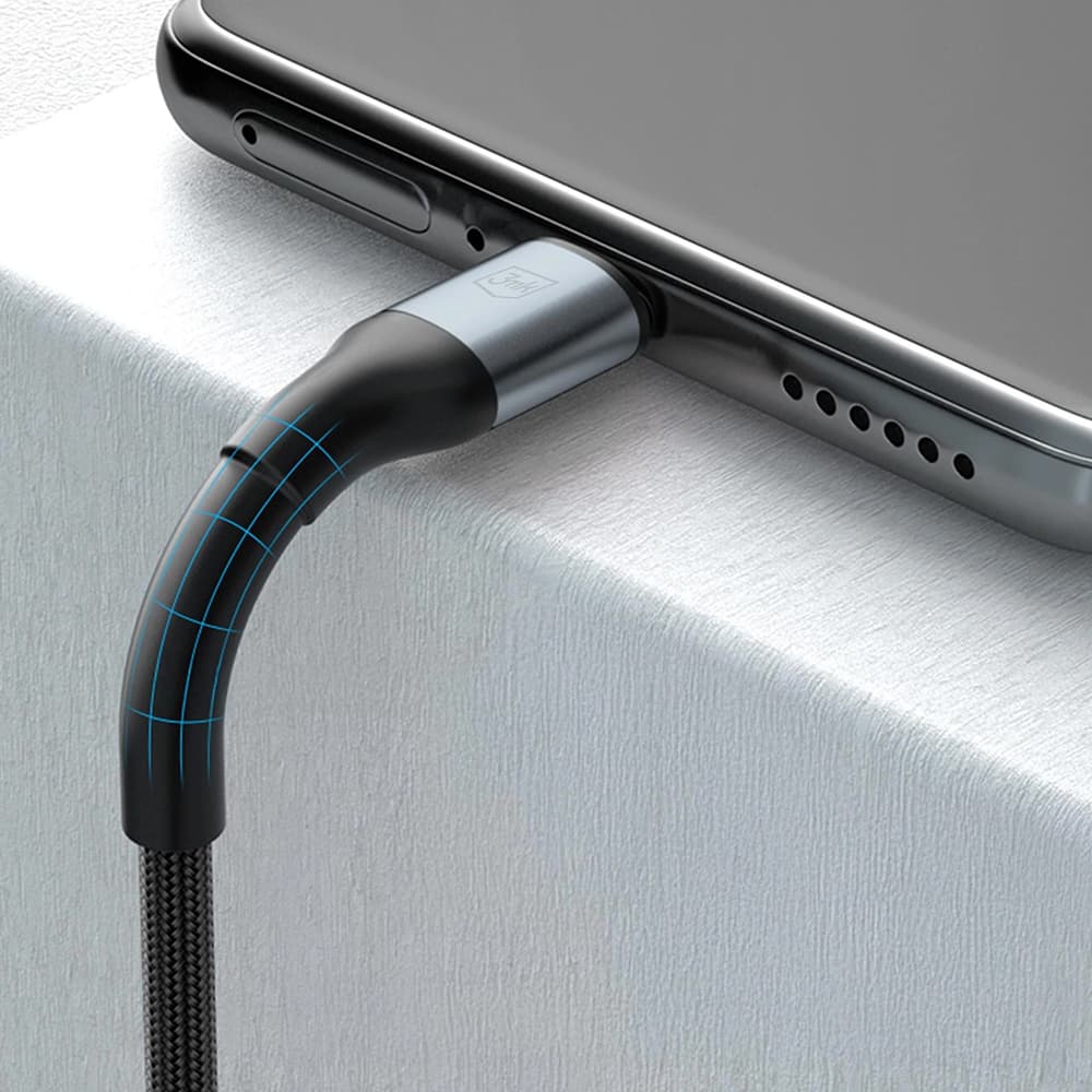 3mk datový kabel Hyper N-Series Type-C to Type-C 240W 2m černý - náhled 4