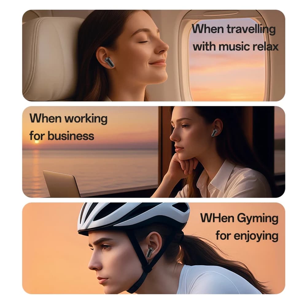 Yesido bezdrátová sluchátka TWS38 bílá Bluetooth 5.4 mikrofon 250mAh - náhled 4