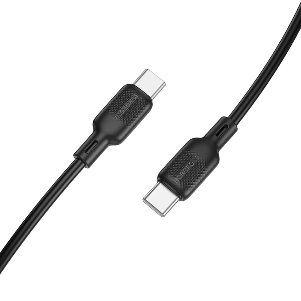 Borofone datový kabel BX113 Type-C silikon PD60W 2m černý - náhled 4