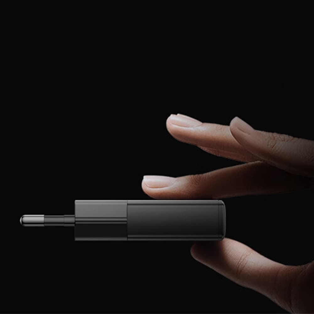 Yesido Wall Charger YC74 GaN Rychlonabíječka Ultra-Slim Smart Chip Type-C PD30W 5V/3A Černá - náhled 4