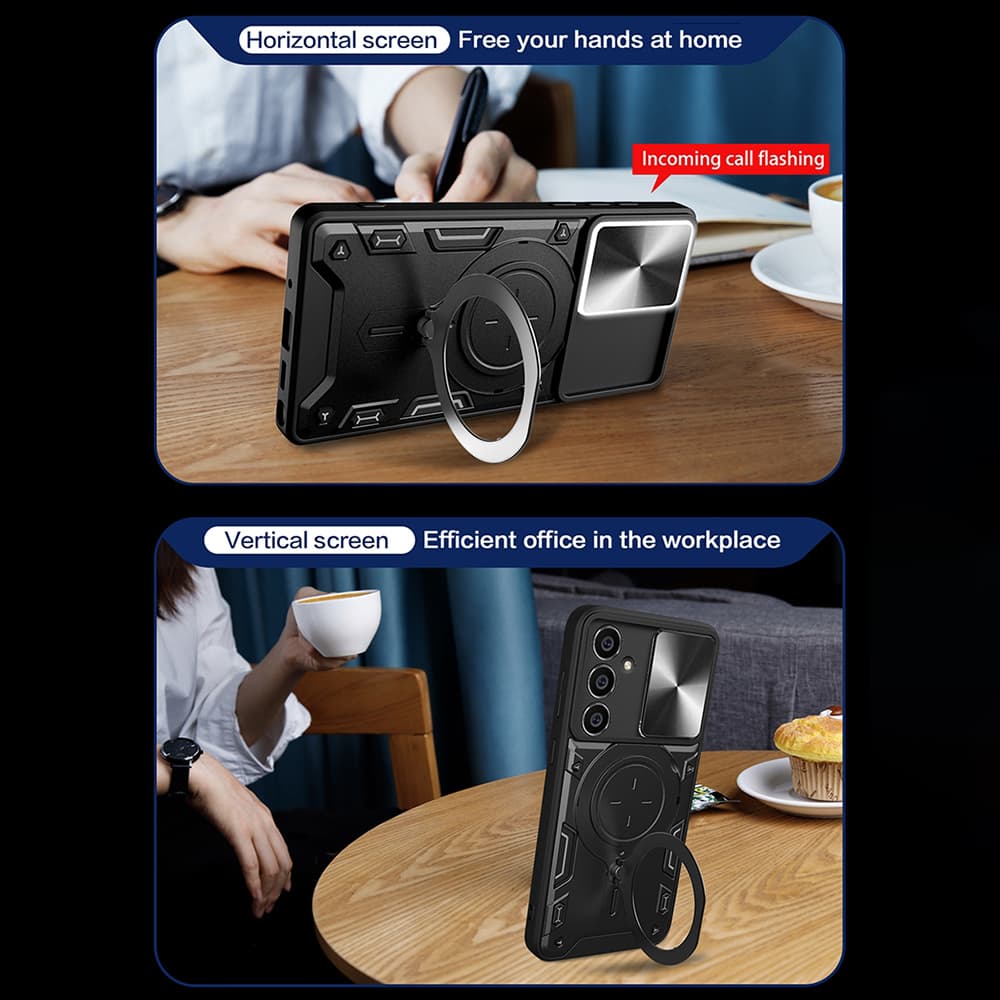 Techsuit CamGuard Pro pro Honor 400 Smart 5G 400 Smart 4G X7d 4G černá - náhled 4