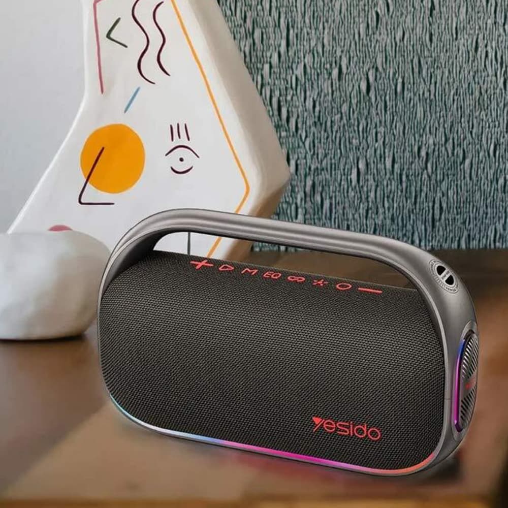 Yesido Wireless Speaker YSW31 RGB osvětlení Bluetooth 5.0 80W 8000mAh vodotěsný černý - náhled 4