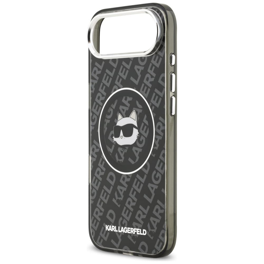 Karl Lagerfeld - IML Choupette Head Logo MagSafe (KLHMP17MHMKBCHOK) pro iPhone 17 Airčerný - náhled 4