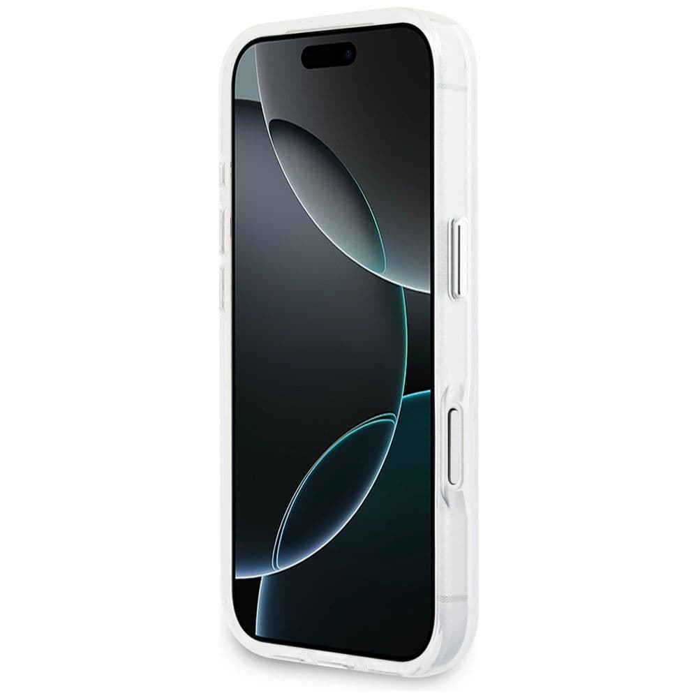 Guess IML Gradient Triangle Logo MagSafe iPhone 17 Pro čirý - náhled 4