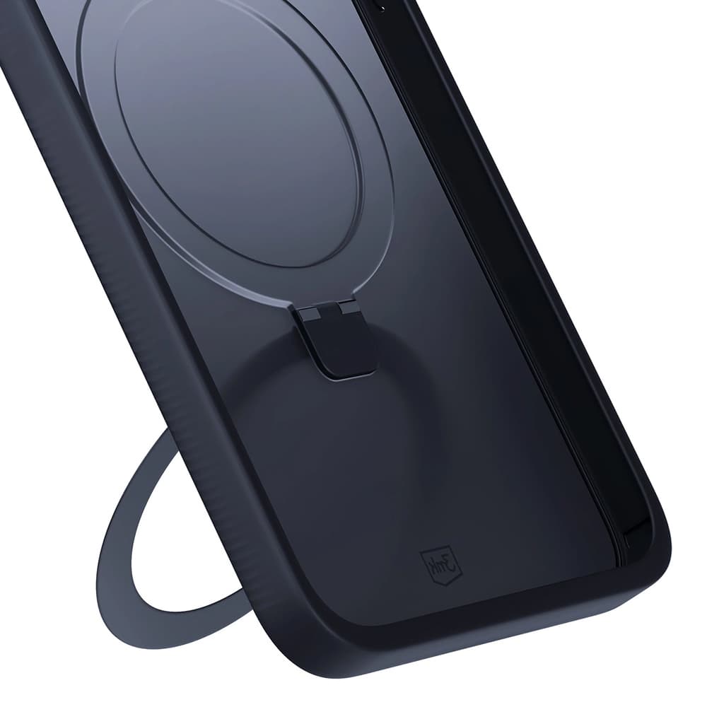 3mk Smoke Case Mag&amp;Stand pro iPhone 16 Pro Max černý - náhled 4