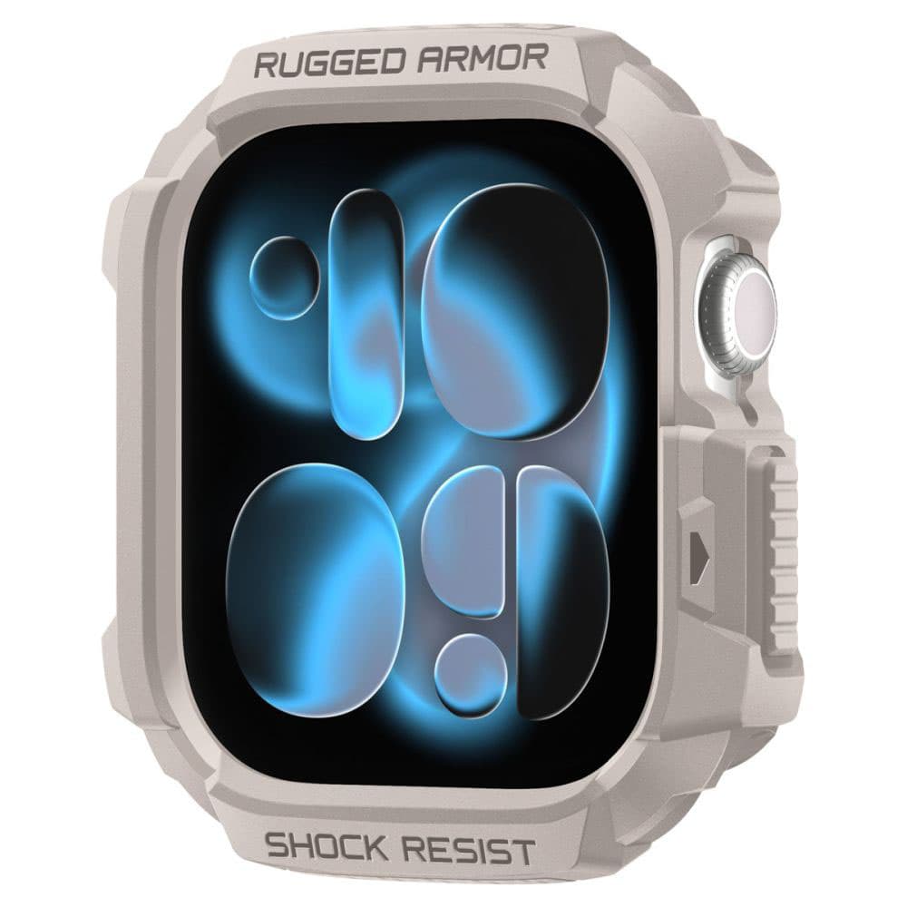 Spigen - Rugged Armor V2 - Apple Watch 10 42mm / Watch 11 42mm - Dune Beige - náhled 4