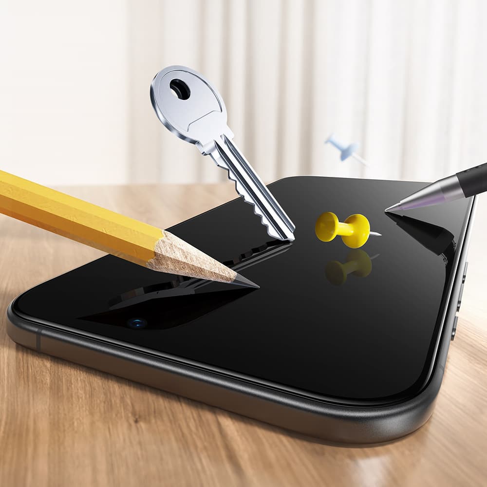 ESR - tvrzené sklo UltraFit - iPhone 17 Pro - Black - náhled 4
