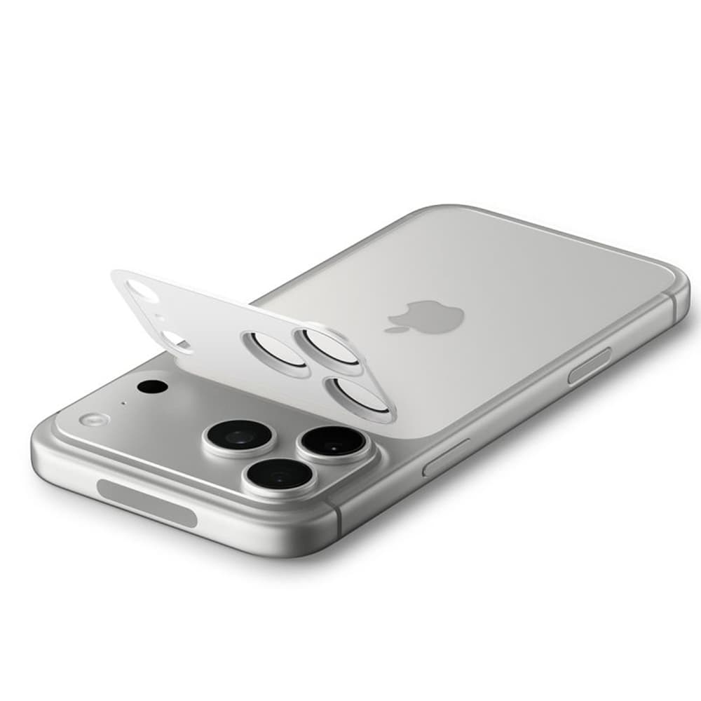 Spigen - Optik.tR EZ Fit Pro XL Camera Glass - iPhone 17 Pro Max - Silver - náhled 4