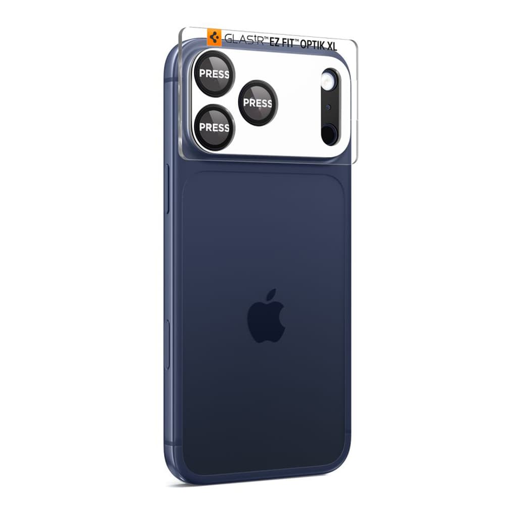 Spigen - Optik.tR EZ Fit Pro XL sklo fotoaparátu - iPhone 17 Pro - černé - náhled 4