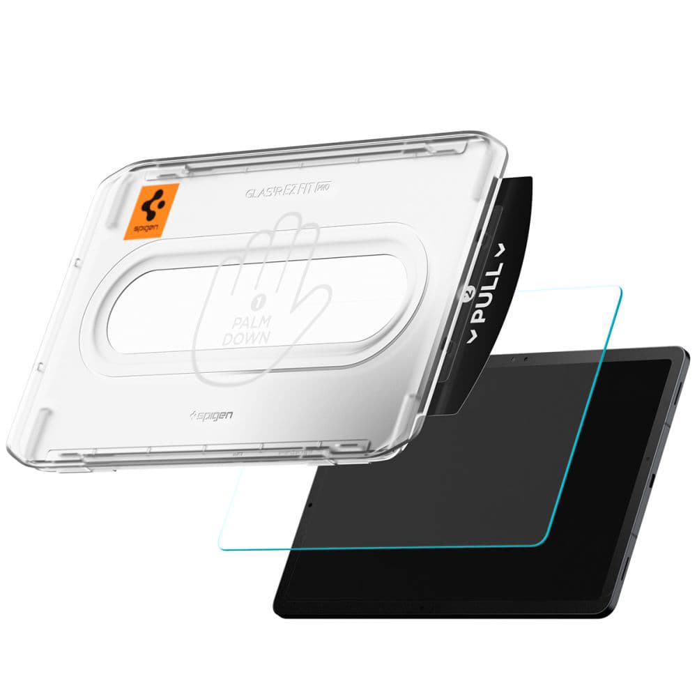Spigen – Glas.TR EZ-FIT Pro – Samsung Galaxy Tab S11 – Clear - náhled 4
