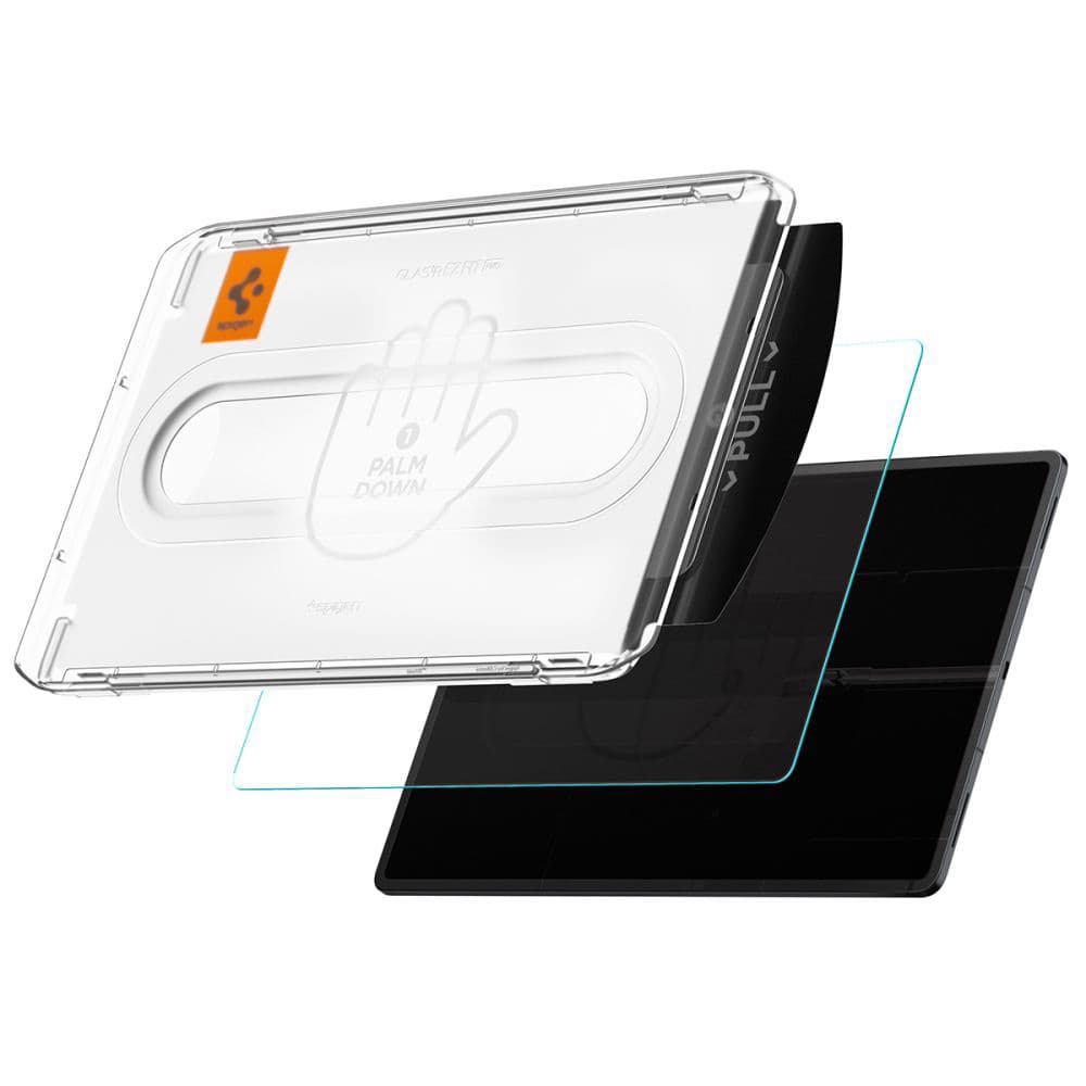 Spigen – Glas.TR EZ-FIT Pro – Samsung Galaxy Tab S11 Ultra – čirý - náhled 4