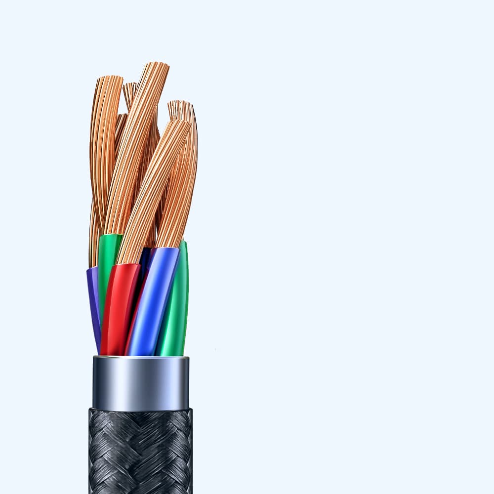 Mcdodo – datový kabel (CA-2271) – USB na Type-C, nylonové opletení, hliníková slitina, podpora QC4.0/3.0, 1m – černý - náhled 4