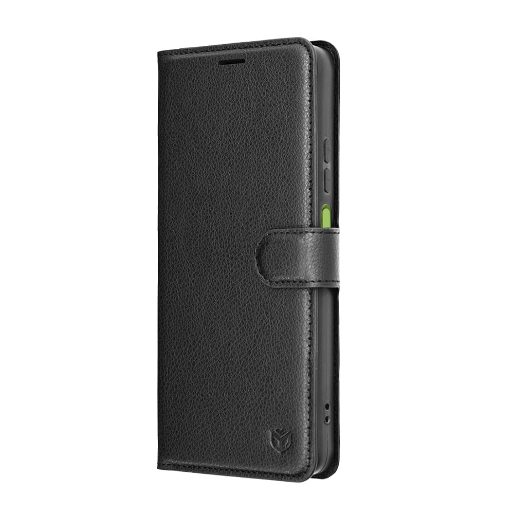 Techsuit kožené pouzdro Folio Motorola Moto G06 černé - náhled 4