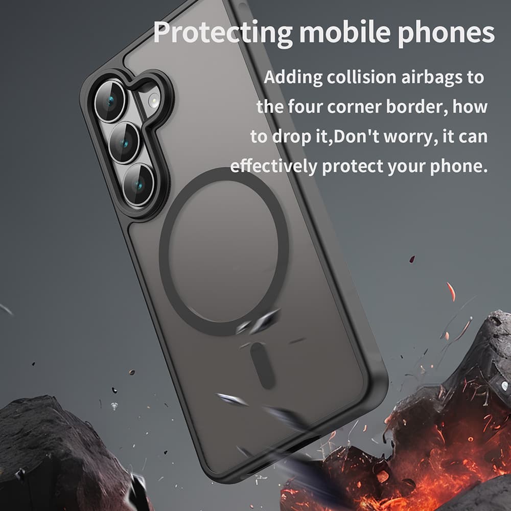 Techsuit - HaloFrost II MagSafe - Samsung Galaxy S26 - černý - náhled 4