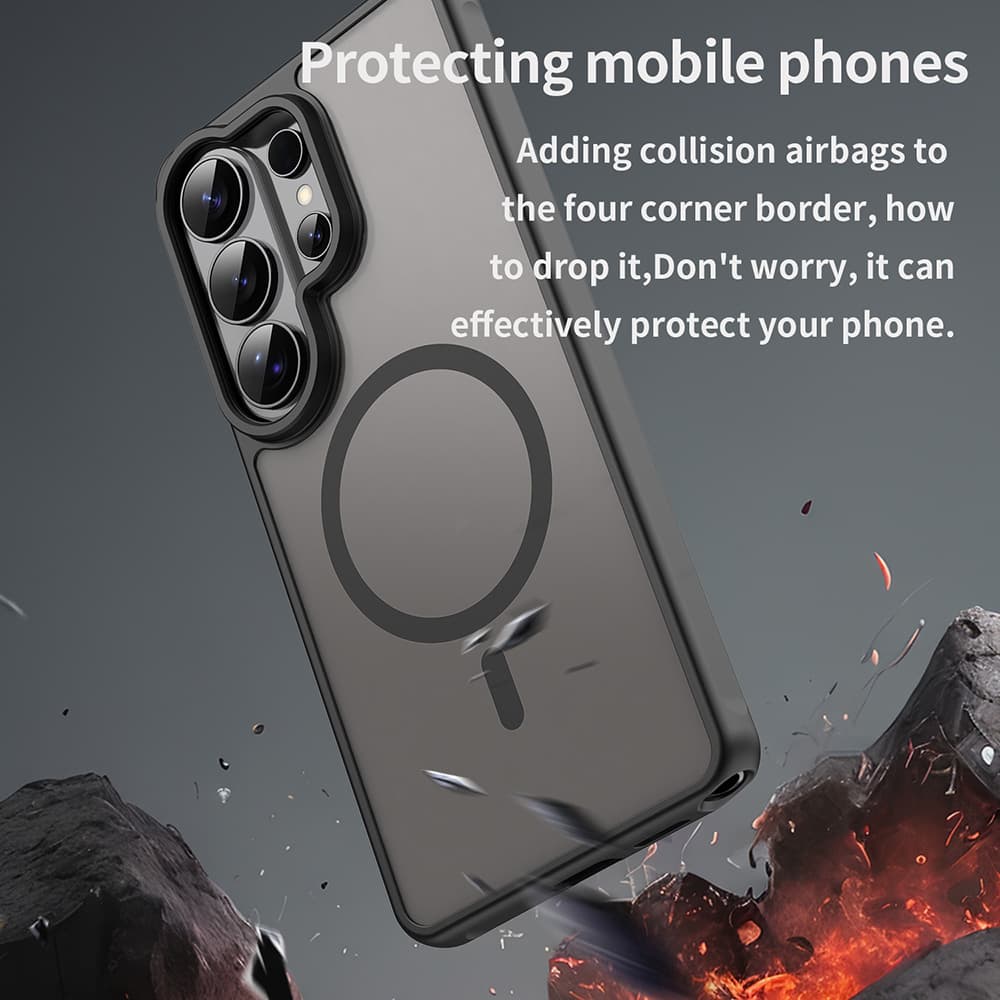 Techsuit HaloFrost II MagSafe pro Samsung Galaxy S26 Ultra, černý - náhled 4
