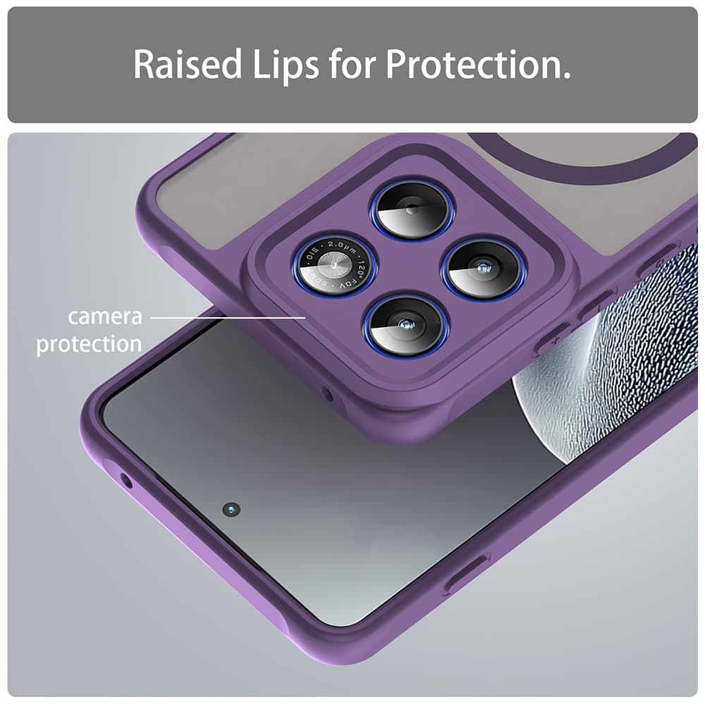 Techsuit – HaloFrost II MagSafe – Motorola Edge 70 – fialová - náhled 4