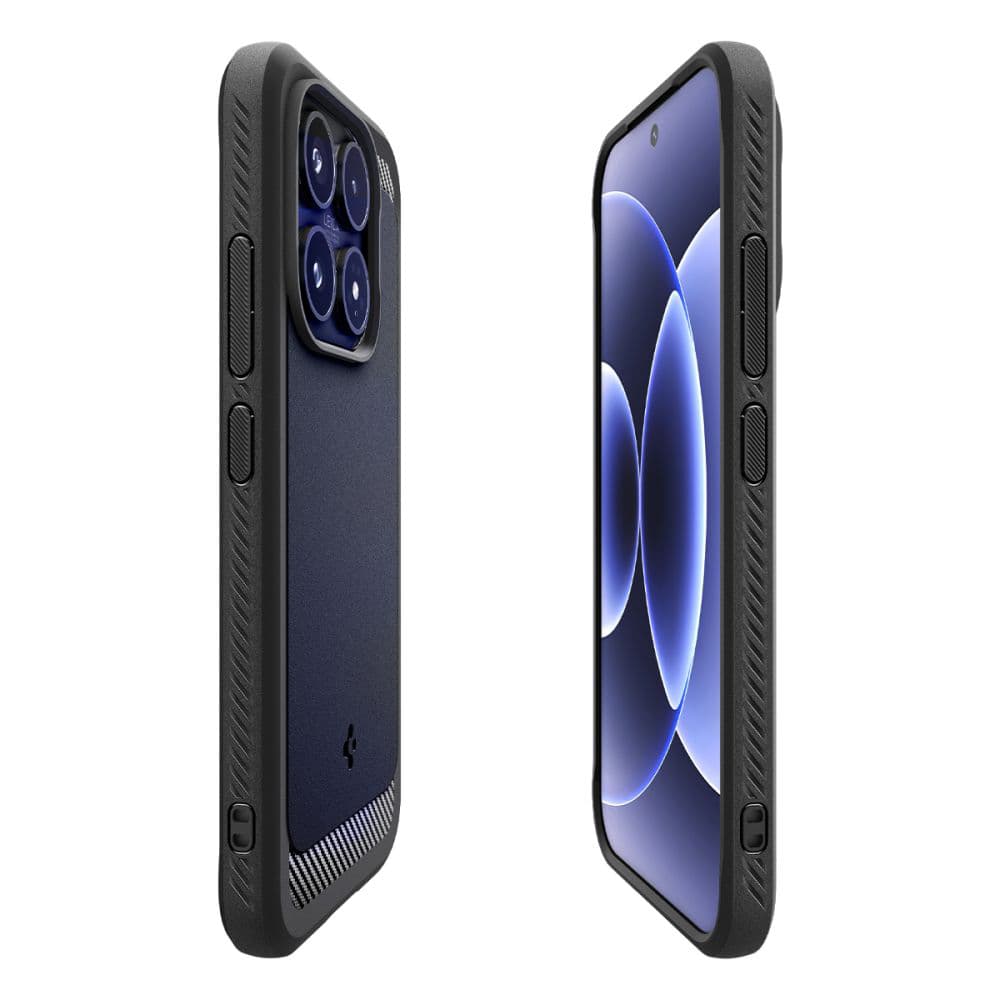 Kryt Spigen - Rugged Armor (ACS10458) - Xiaomi 17 matně černý - náhled 4