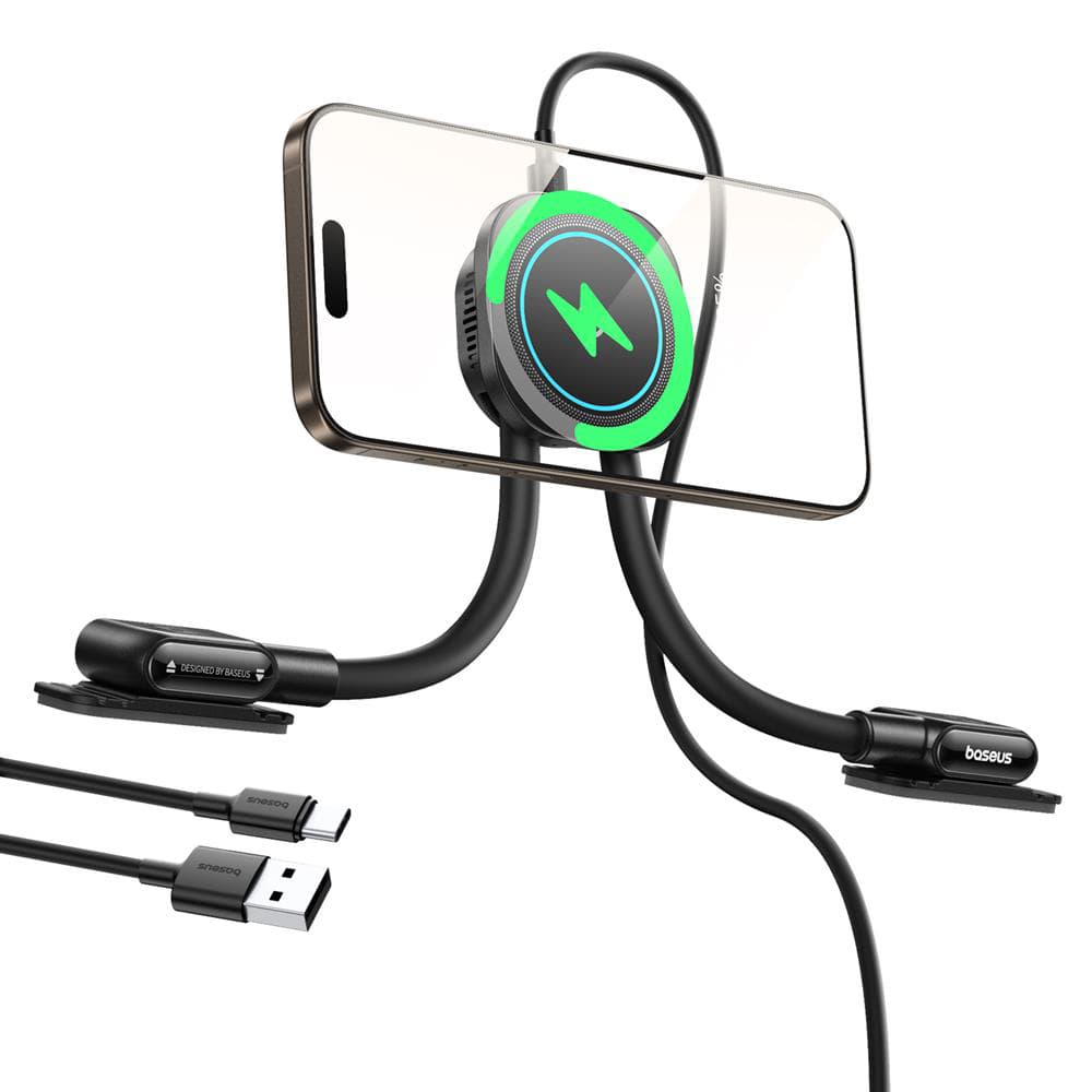 Baseus - držák do auta PrimeTrip C03s Pro (C0013B01) - magnetický, na palubní desku, nastavitelný, Type-C, 3M lepidlo - černý - náhled 4
