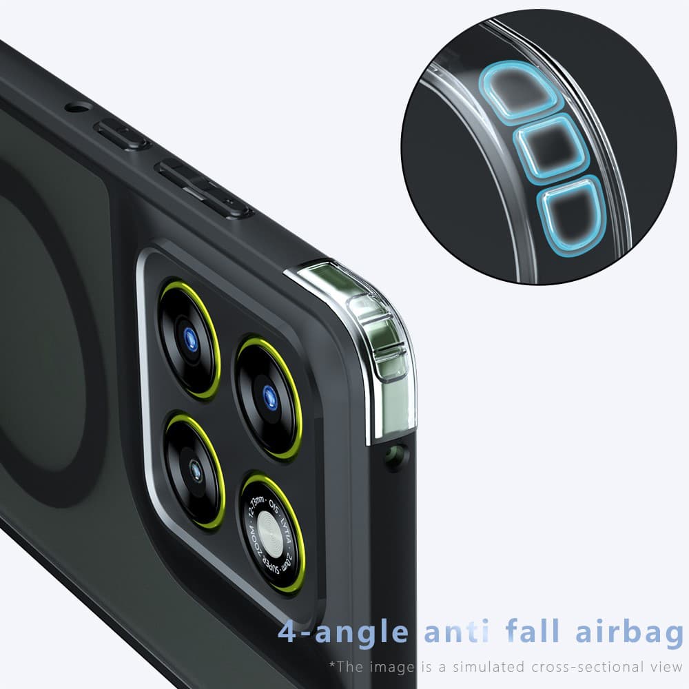 Techsuit - PureFrost MagSafe - Motorola Edge 70 - matná černá - náhled 4