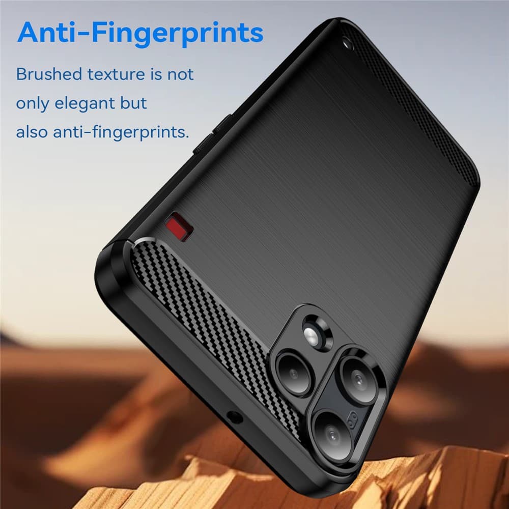 Techsuit - karbonový silikon - Nothing Phone (3a) Lite - černá - náhled 4