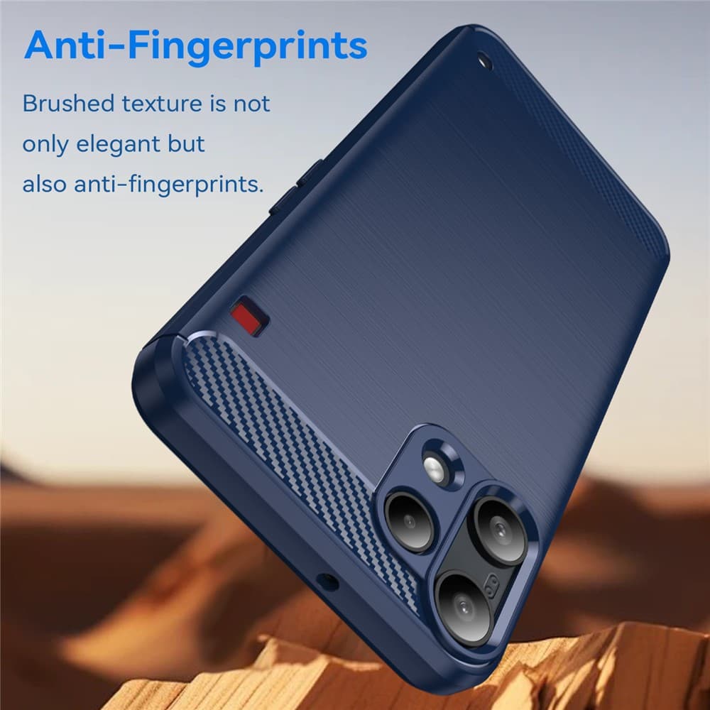 Techsuit - karbonový silikon - Nothing Phone (3a) Lite - modrý - náhled 4