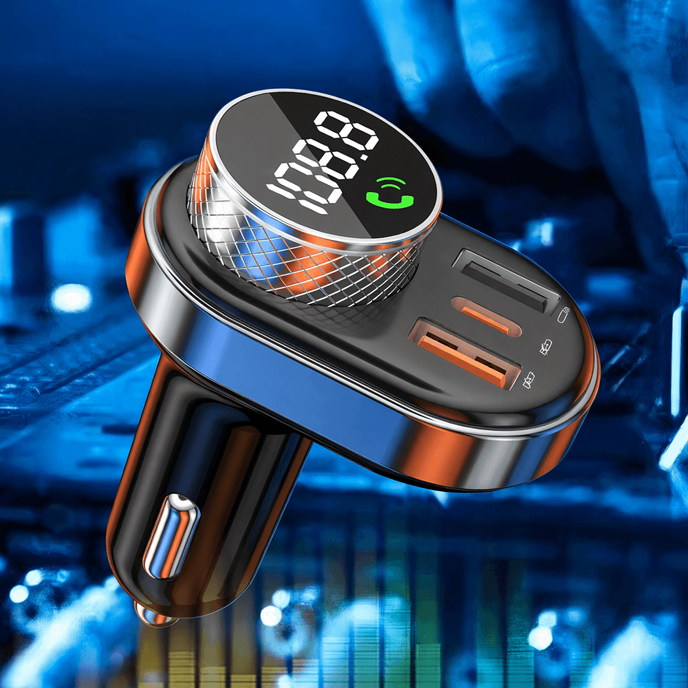 Proove - nabíječka do auta s FM modulátorem (FMSL30110001) - USB, Type-C, U-Disk, TF, Bluetooth 5.4, rychlé nabíjení, 30 W - černá - náhled 4