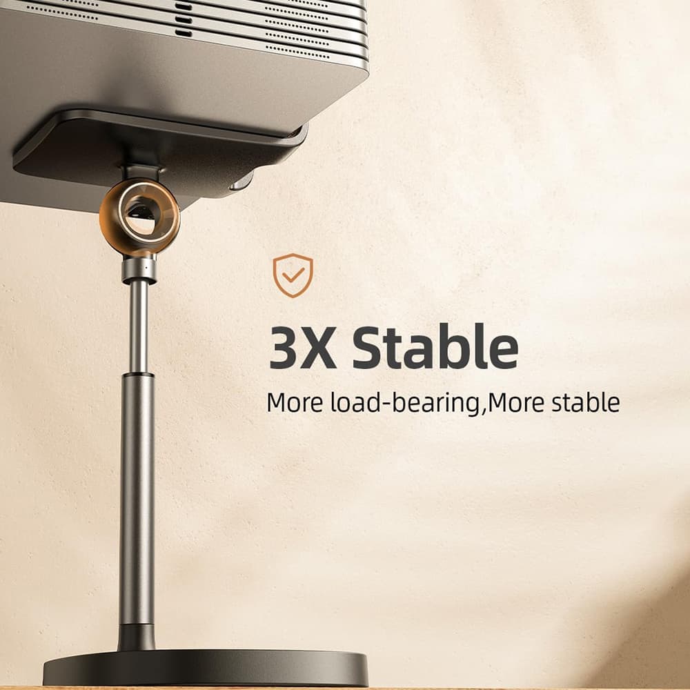 Lisen - stolní držák Mechanical Series (YL0421030004) - pro telefony, nastavitelná výška, stabilní - černý - náhled 4