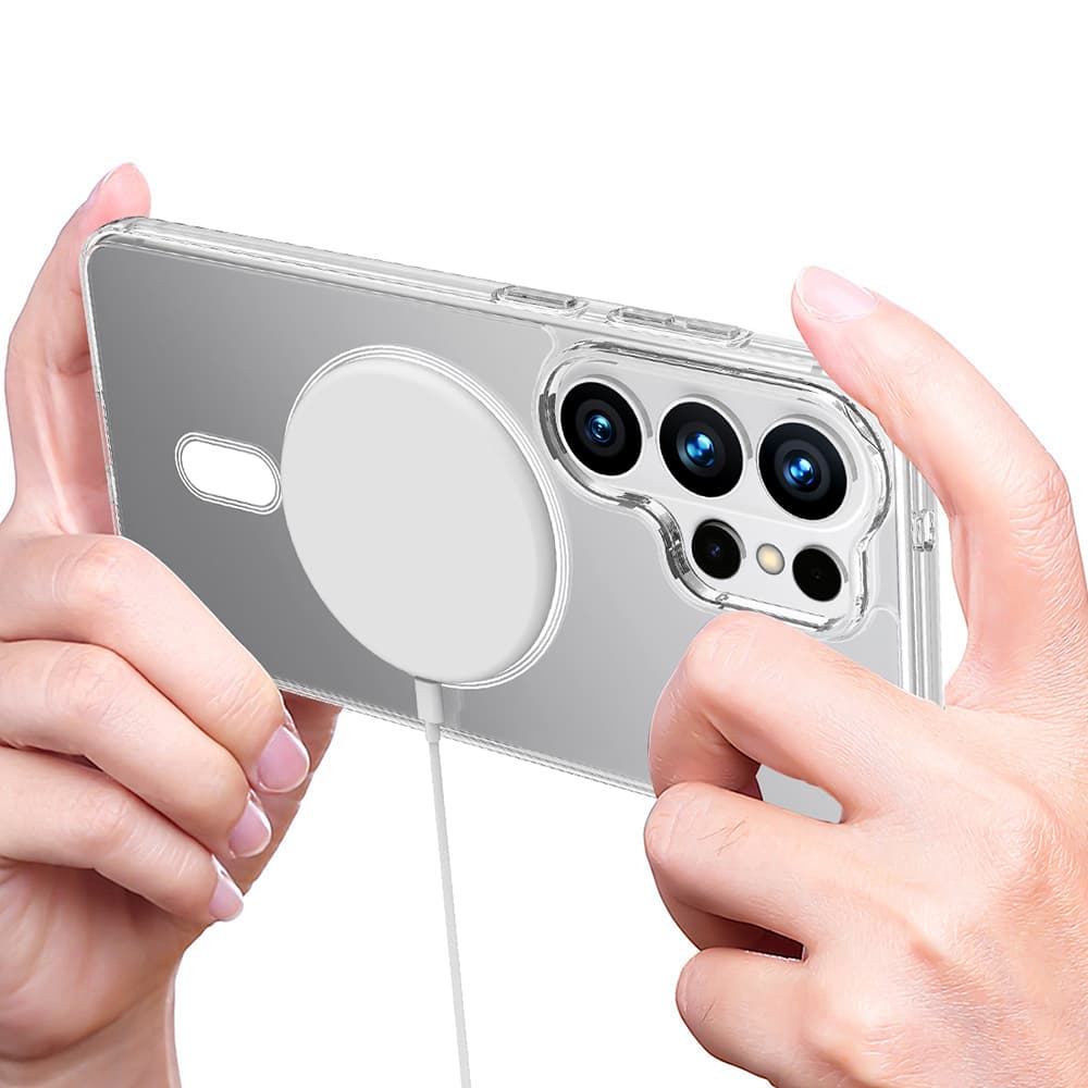Techsuit - MagSafe Pro - Samsung Galaxy S26 Ultra - průhledný - náhled 4